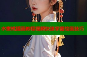 水蜜桃插画教程视频快速掌握绘画技巧