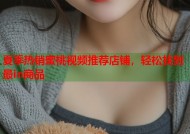 夏季热销蜜桃视频推荐店铺，轻松找到最in商品