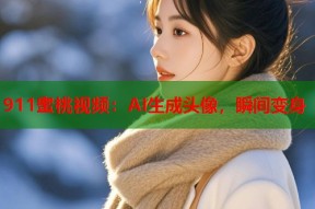 911蜜桃视频：AI生成头像，瞬间变身