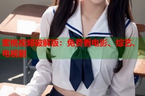 蜜桃视频破解版：免费看电影、综艺、电视剧