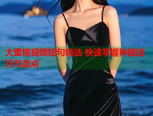 大蜜桃视频短句精选 快速掌握种植技巧与卖点  第1张